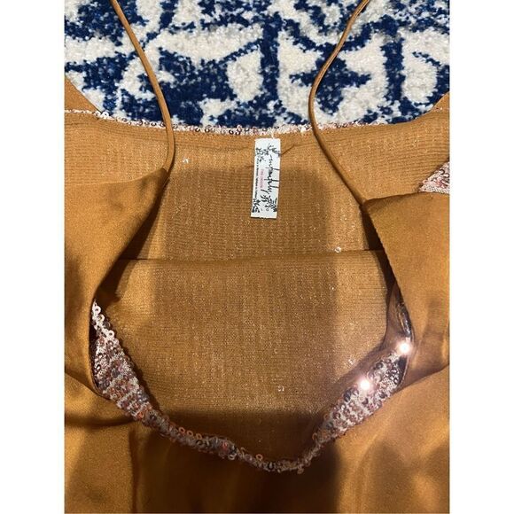 Free People Turn It On Sequined Layered Cami - Picture 10 of 13